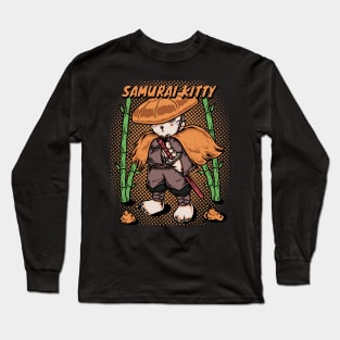 Samurai Kitty Long Sleeve T-Shirt